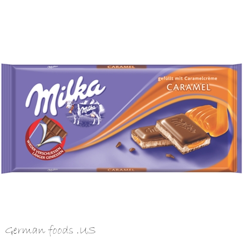 milka caramel chocolate